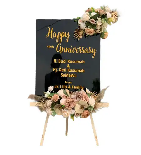 Papan Bunga Akrilik Benowo