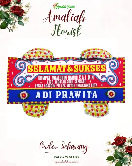 Papan Bunga Ucapan Selamat Benowo